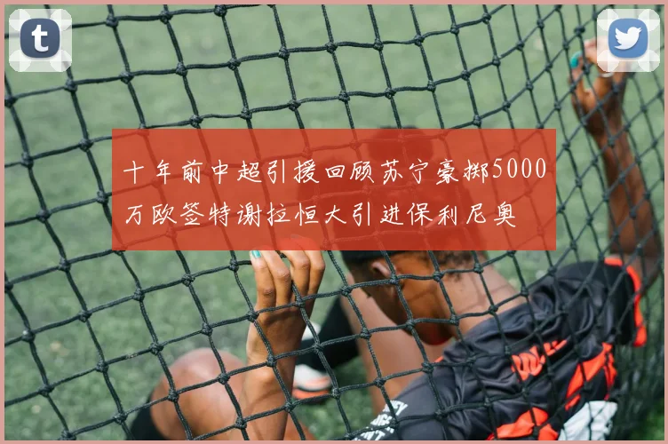 十年前中超引援回顾苏宁豪掷5000万欧签特谢拉恒大引进保利尼奥